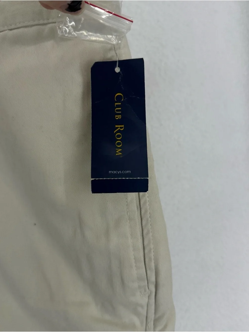 NWT Club Room Chino Shorts‎ Mens 42 Beige